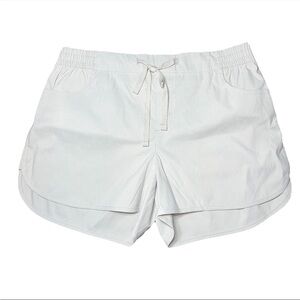 Eddie Bauer Khaki Tech Pull On Shorts Pumice Large Women’s NWT